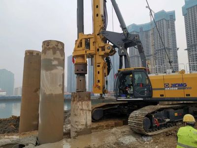 大連灣海底隧道建設新進展 徐工XR360E旋挖鉆機批量施工彰顯工程實力